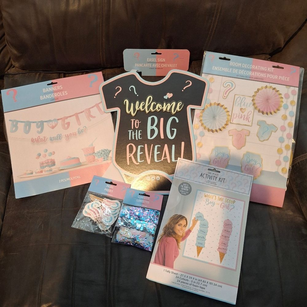 Gender Reveal Boy Or Girl Supplies & Decorations